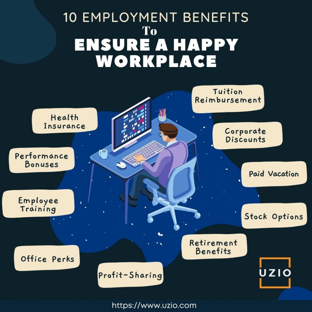 10 Employment Benefits to Ensure a Happy Workplace