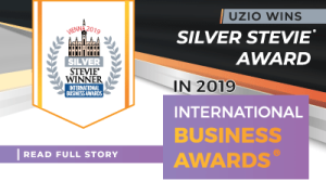 UZIO Wins Silver STEVIE Award In 2019 INTERNATIONAL BUSINESS AWARDS