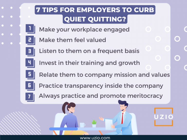 tips for employers to curb Quiet Quitting