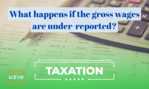 What happens if the gross wages are under-reported by the employer?