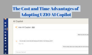 How much time and money can a company save adapting UZIO AI Copilot?
