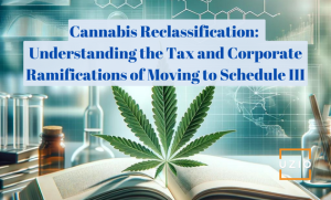 Rescheduling! Cannabis moving from schedule I to schedule III and what that means for taxes, companies and HR