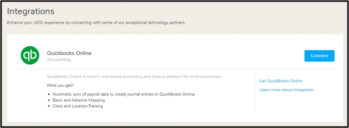Connect with QBO Connect with QBO