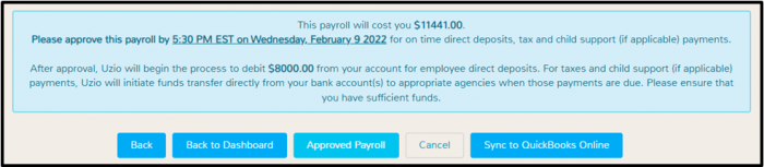 Sample Client Payroll Summary Page Sample Client Payroll Summary Page