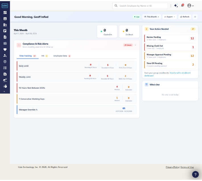 Compliance Dashboard